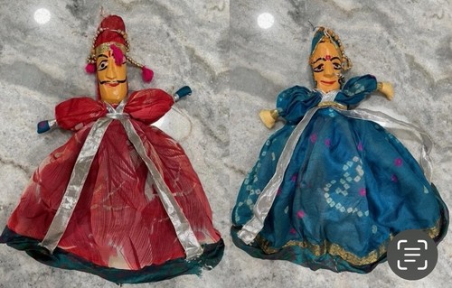 Vintage rajasthani kathputli - vintage,