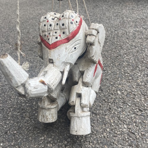 Vintage marionette puppet - on, a